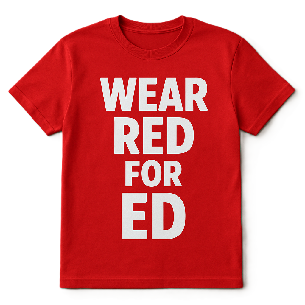 WEAR RED FOR ED